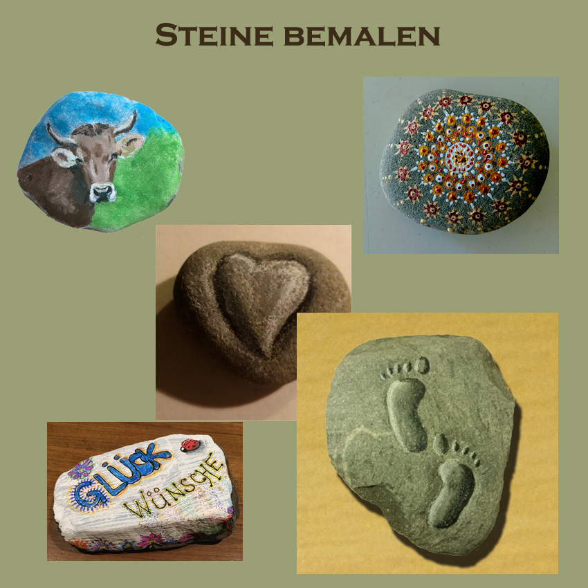 Steine bemalen
